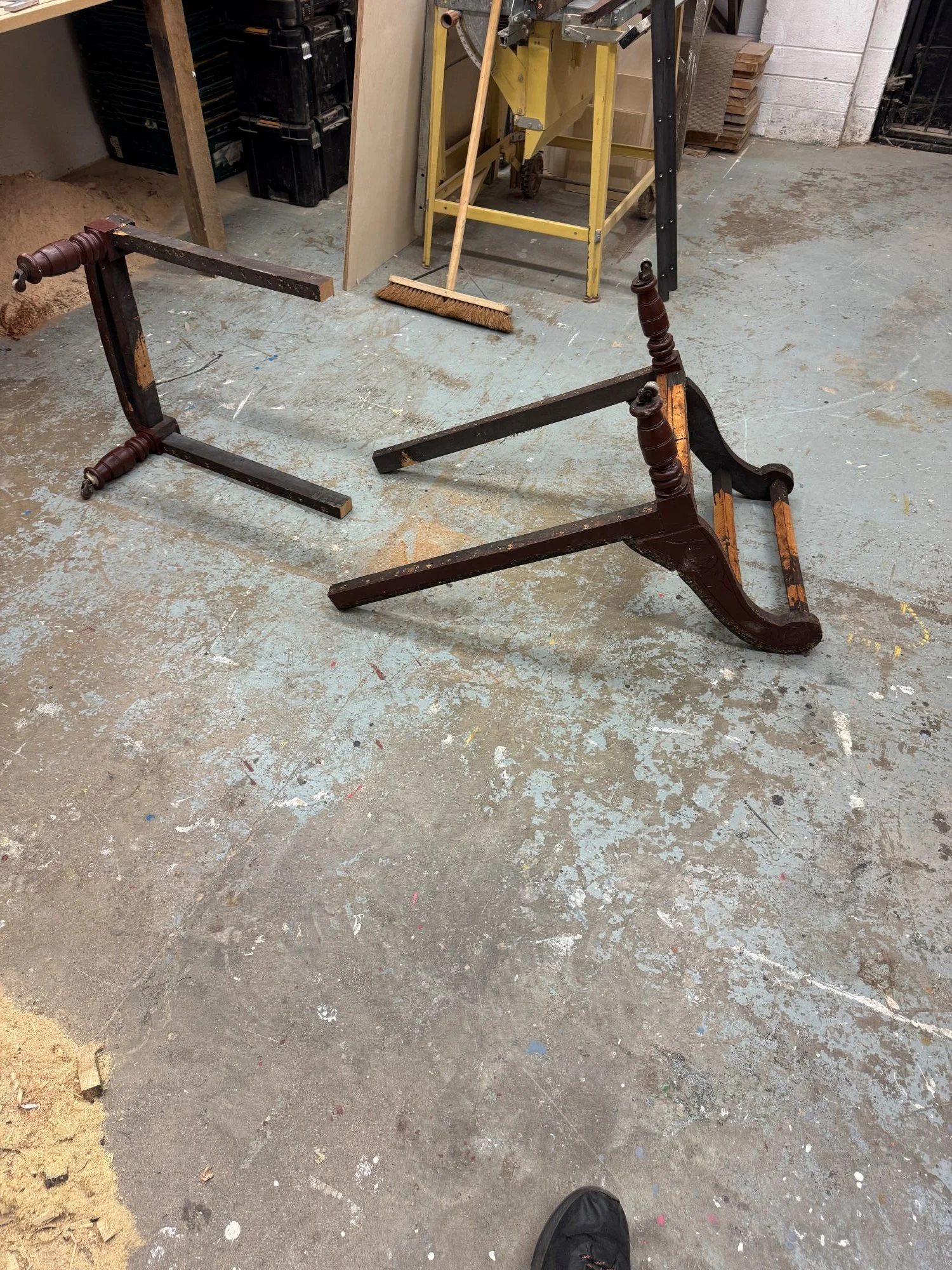 Chaise sawn in half.JPG