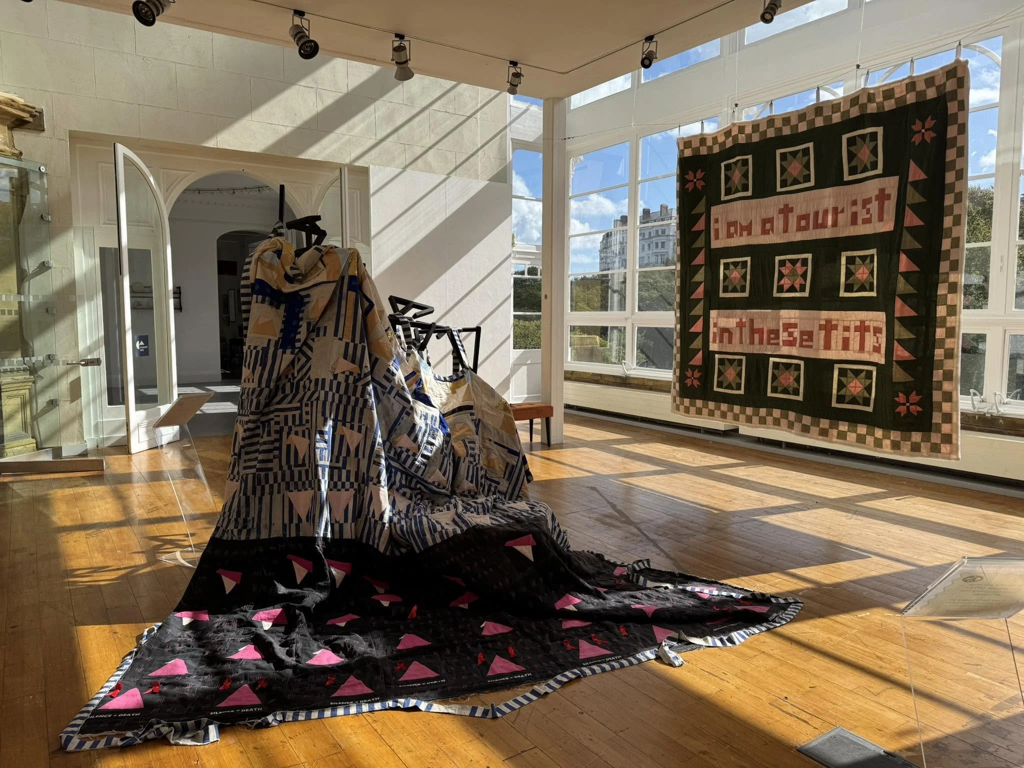 Silence Quilt in Exhibition - Still Here.jpg
