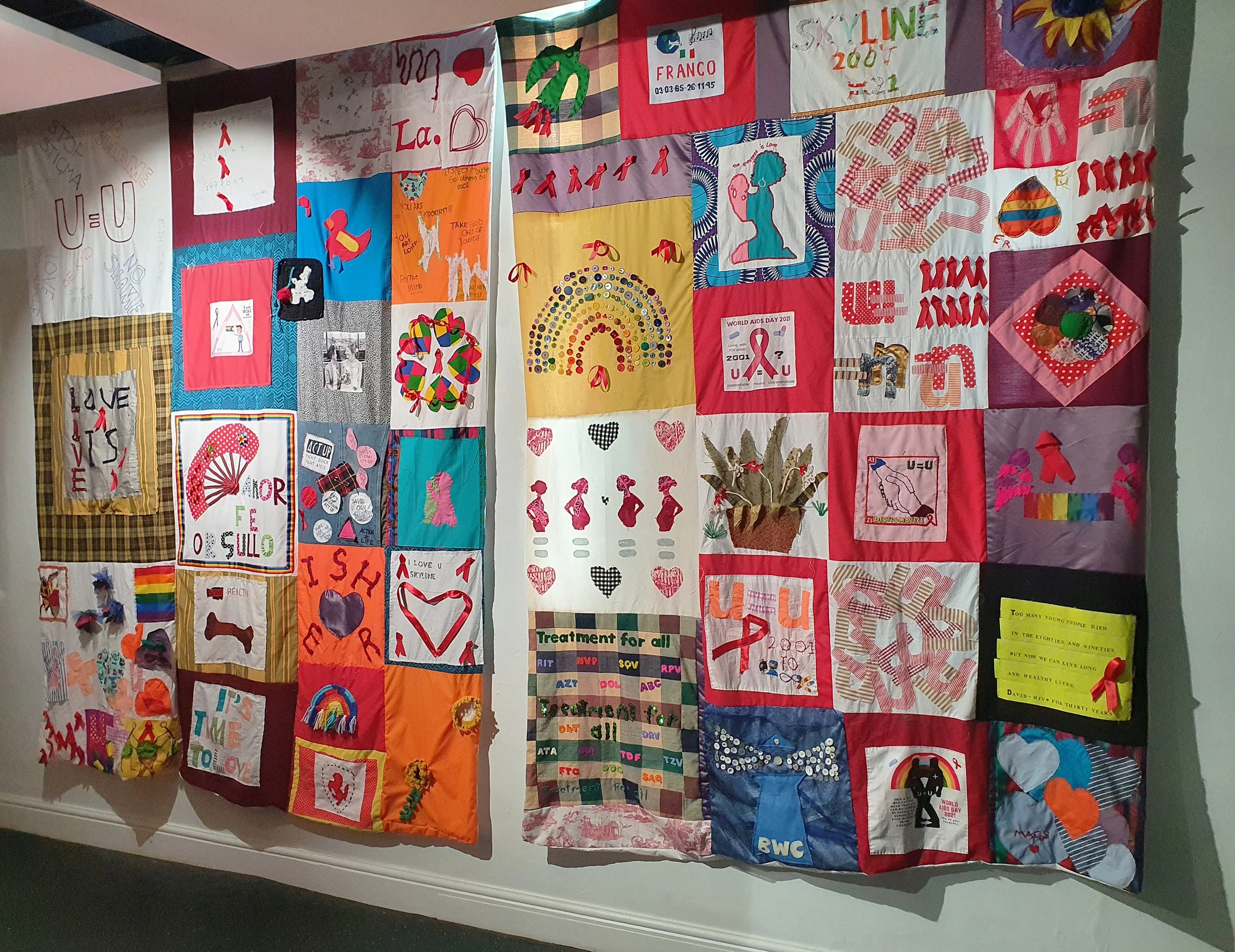 HIV Community Celebration Quilts | Leeds BHA Skyline 2021