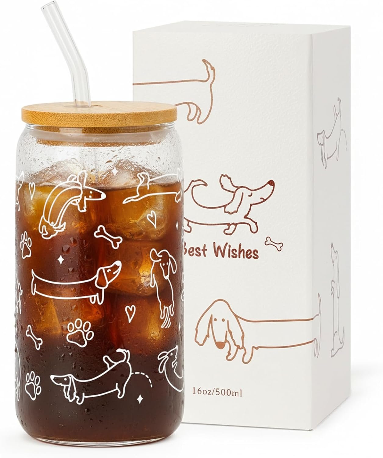 40% off Dachshund Glass