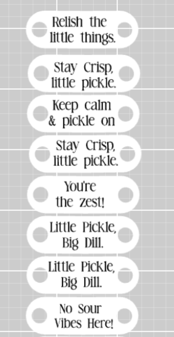 Pickle Label ONLY.