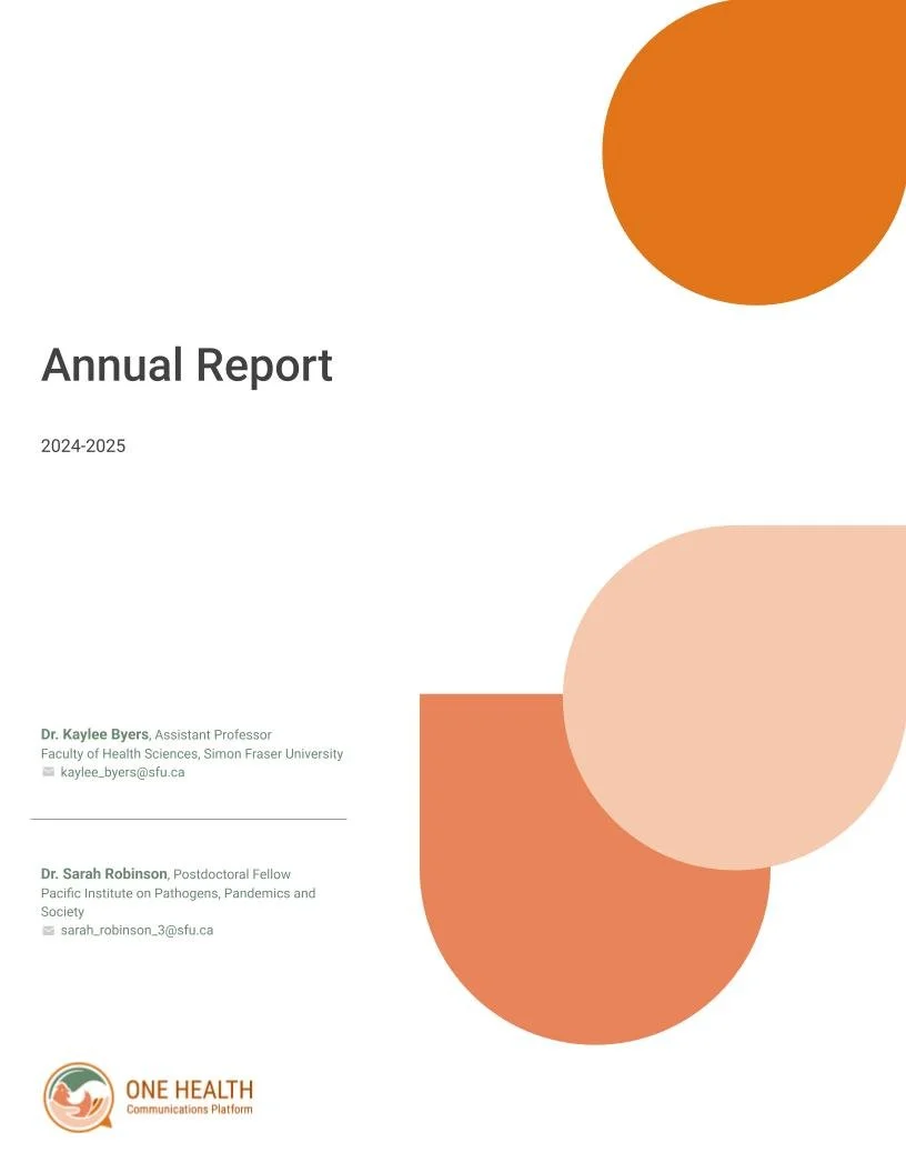 One Health Communications project Annual report