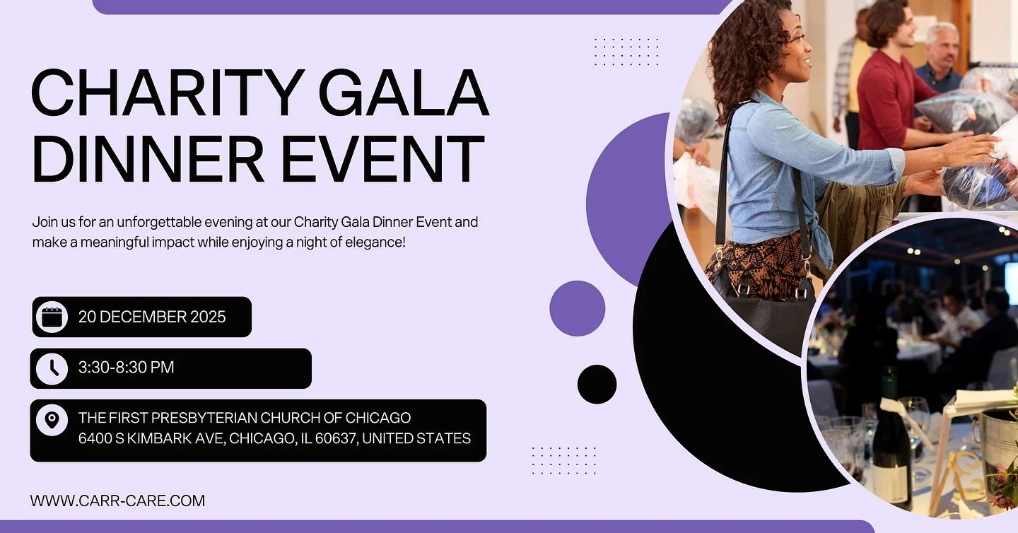 It&rsquo;s time! An Evening of Compassion and Elegance Awaits! ✨
Join us for the CarrCARE Charity Gala Dinner, a night to dine, connect, and make a difference. 💜

Every ticket supports our mission to bring hope, health, and community care to those i