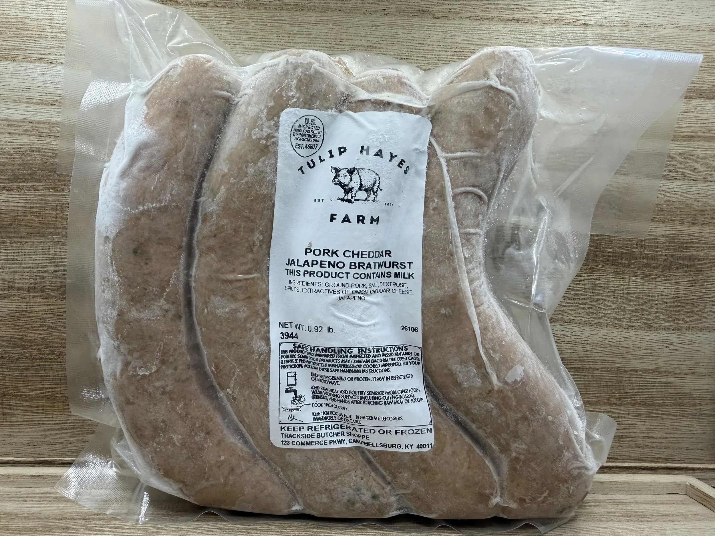 Cheddar Jalapeno Brats