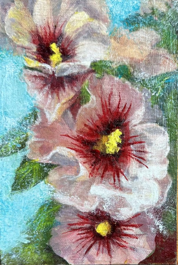 "Hollyhocks"
