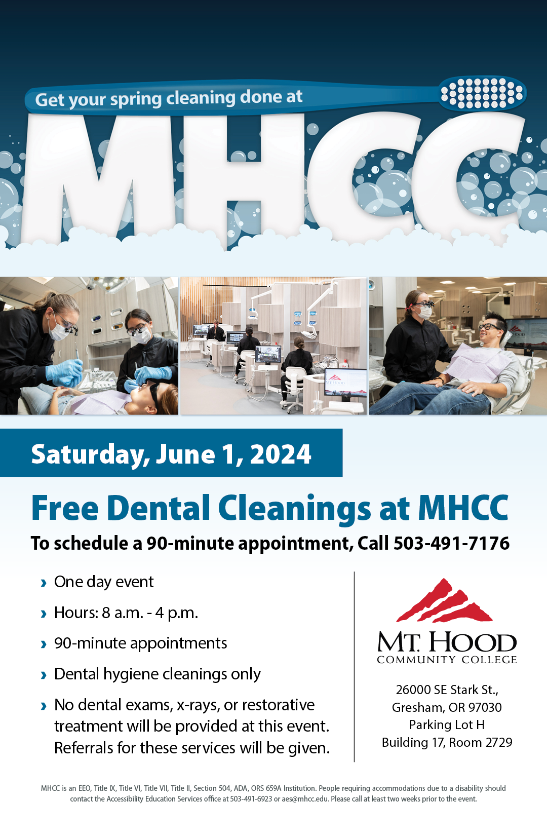 MHCC Dental Poster