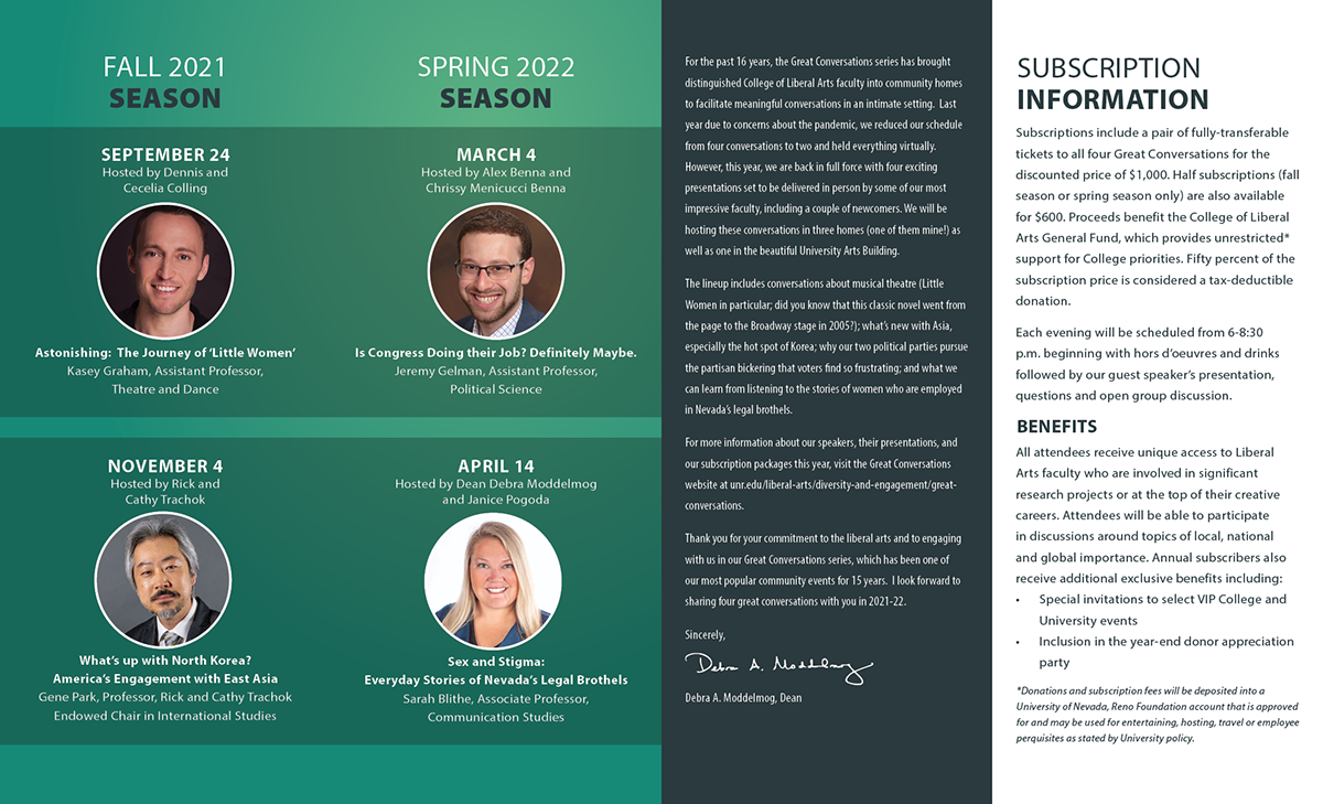 Great Conversations Brochure