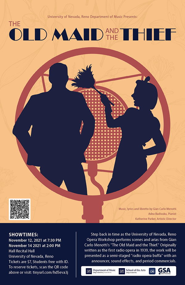 The Old Maid and the Thief Poster