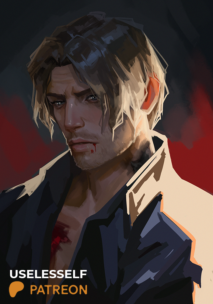 Poster with Leon