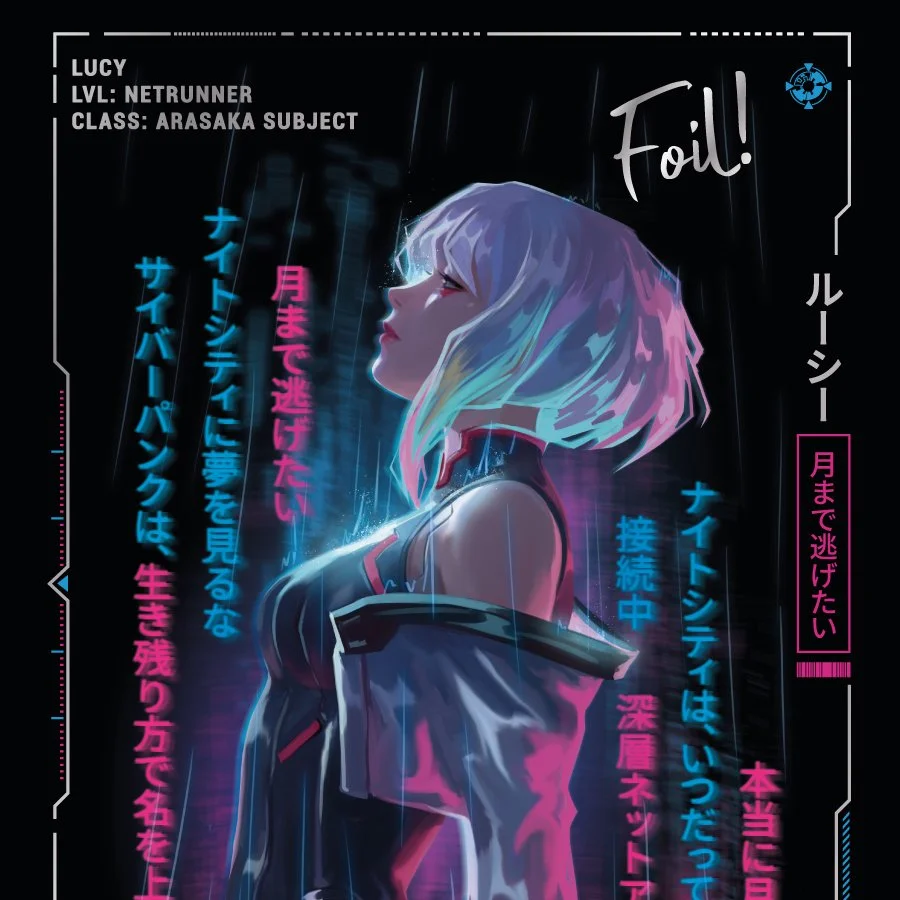 (FOIL) Poster with Lucy (Designed)