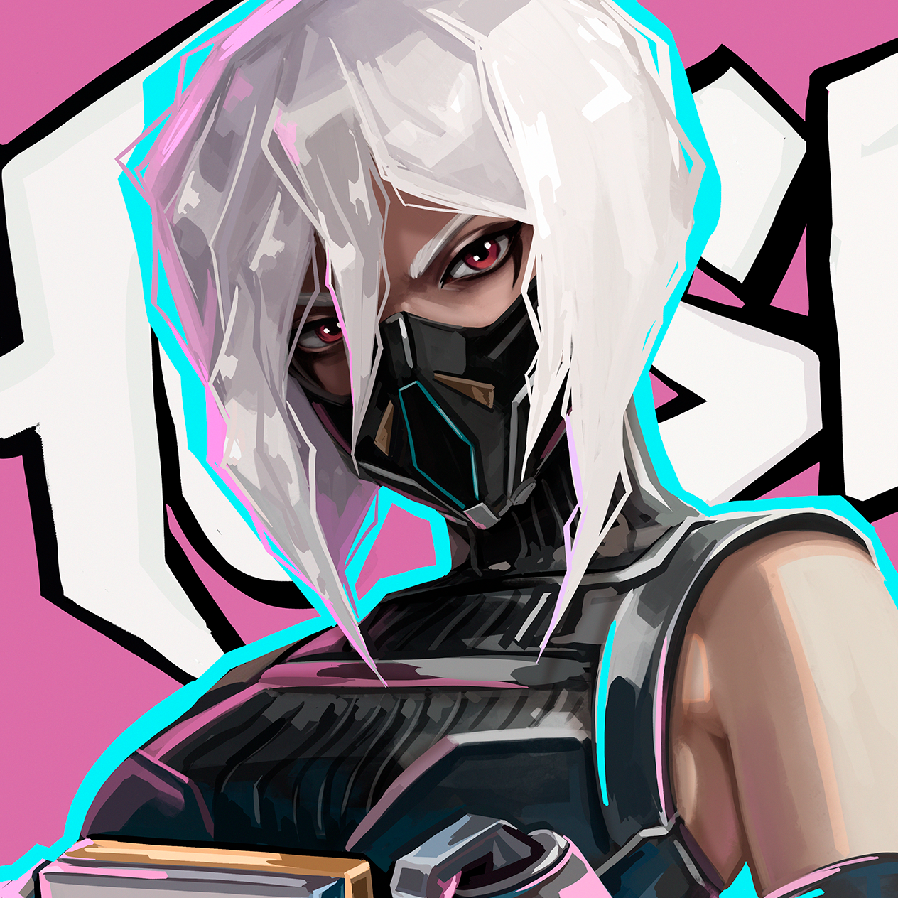 Poster with Hush (Fortnite)