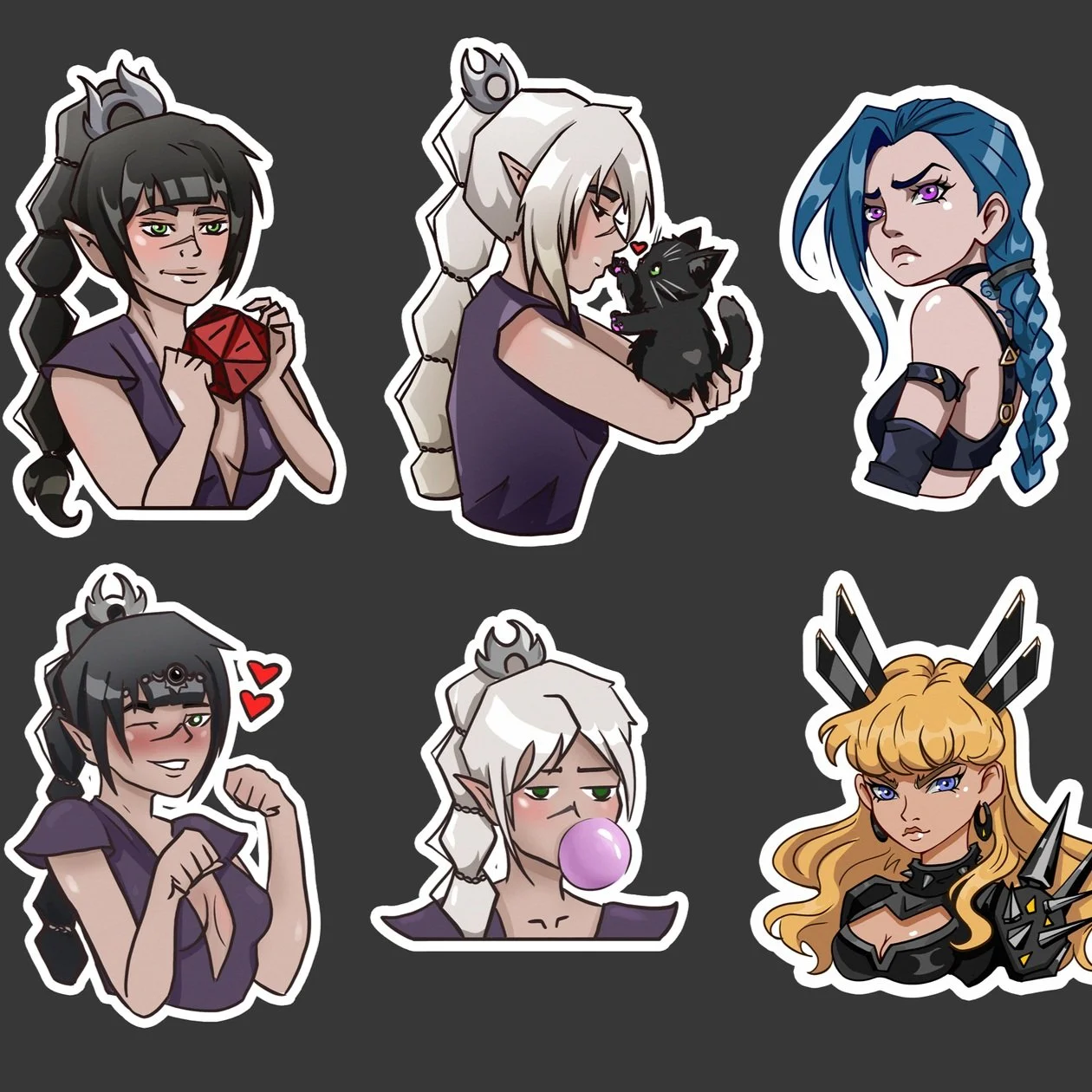 Stickerpack - Big fan art set