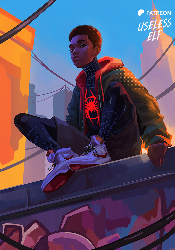 Poster with Miles Morales