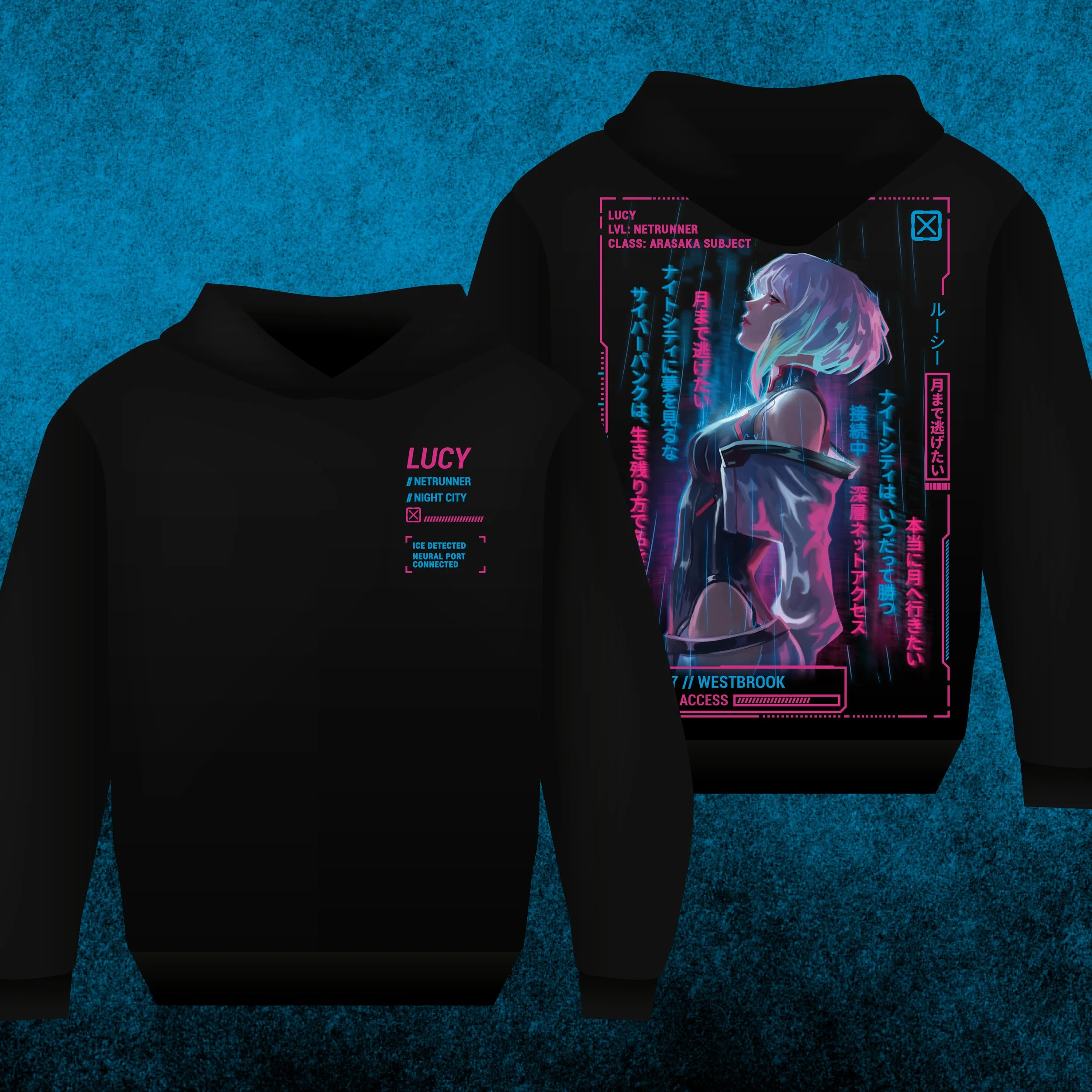 Hoodie with Lucy