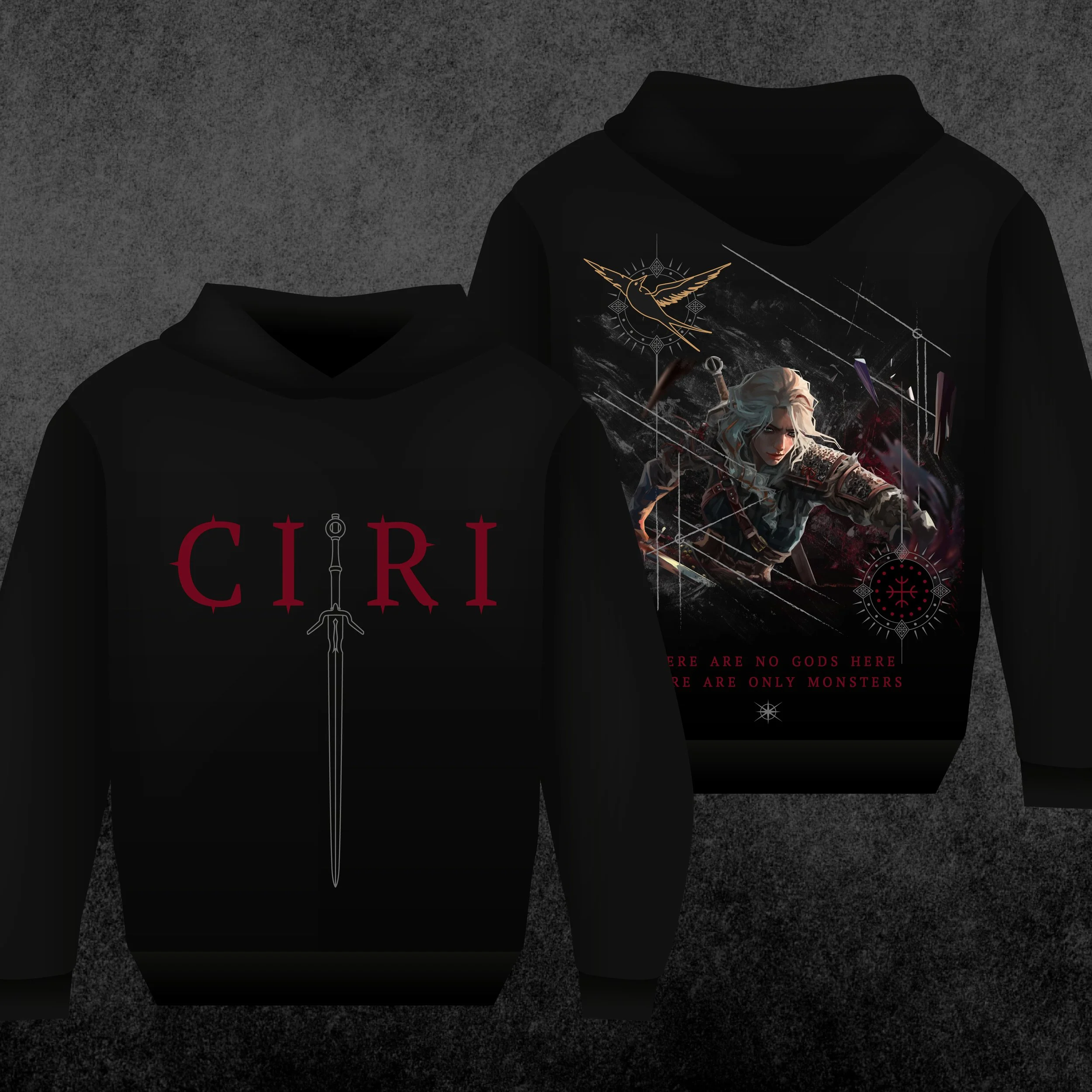 Hoodie with Ciri