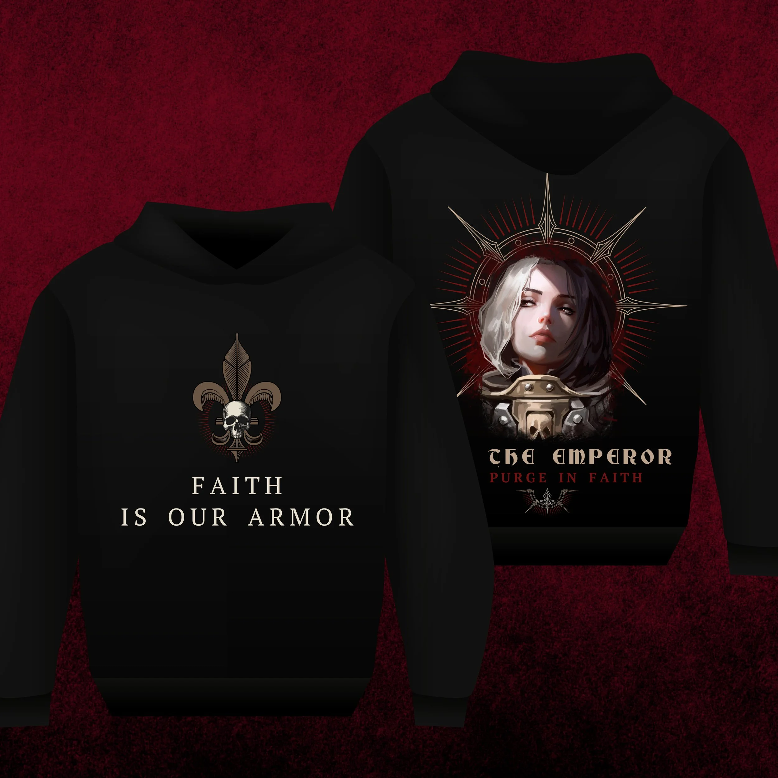 Hoodie with Warhammer 40 000
