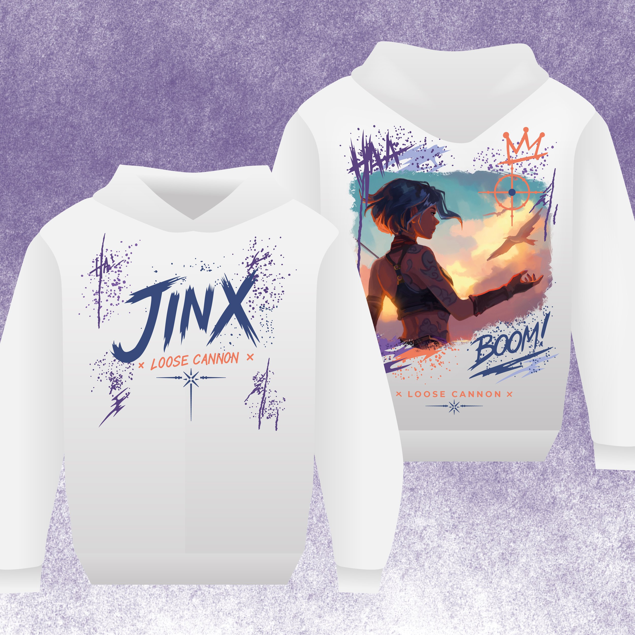 Hoodie with Jinx