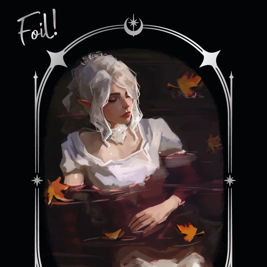 (FOIL) Poster with Shadowheart Selune (Designed)