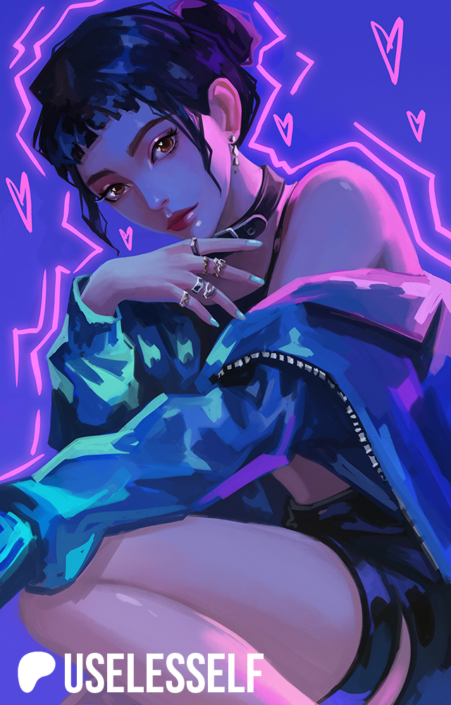 Poster with Zoey (K-pop Demon Hunters)