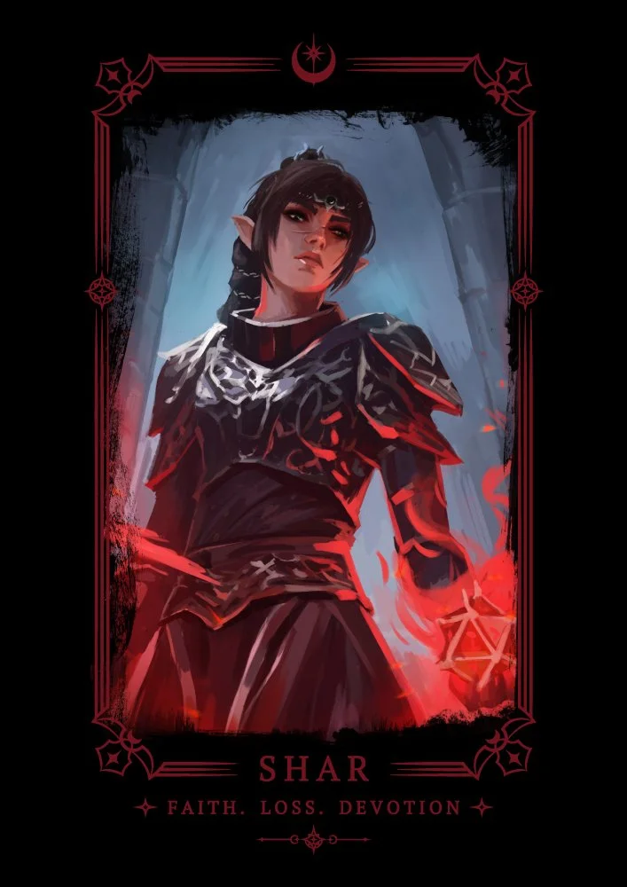 Poster with Shadowheart Shar (Designed)