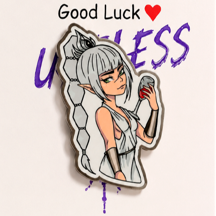 METAL Pin - Shadowheart in dress (Selune)