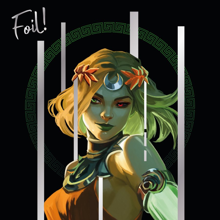 (FOIL) Poster with Melinoe (Designed)