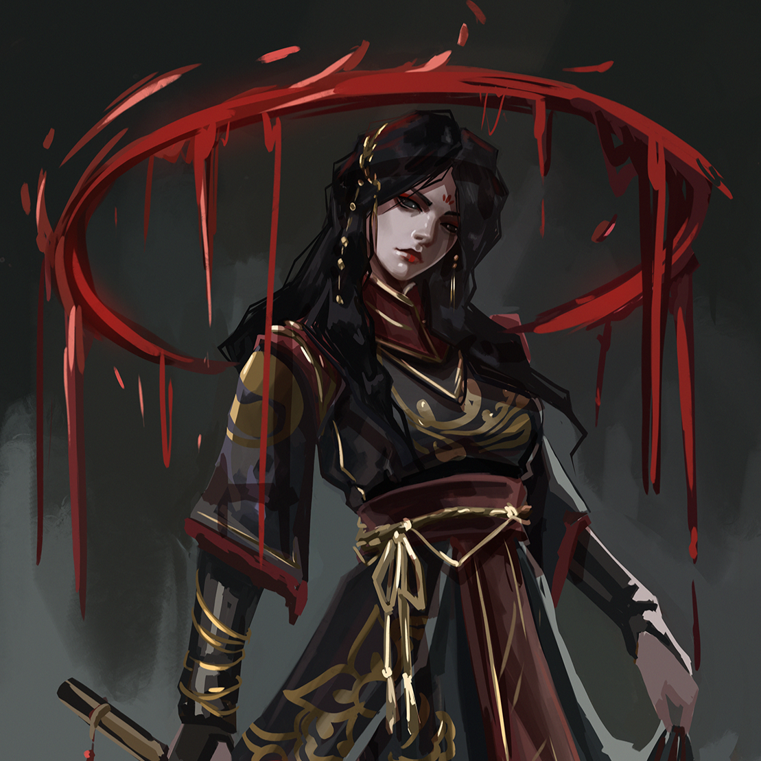 Poster with Blood magic