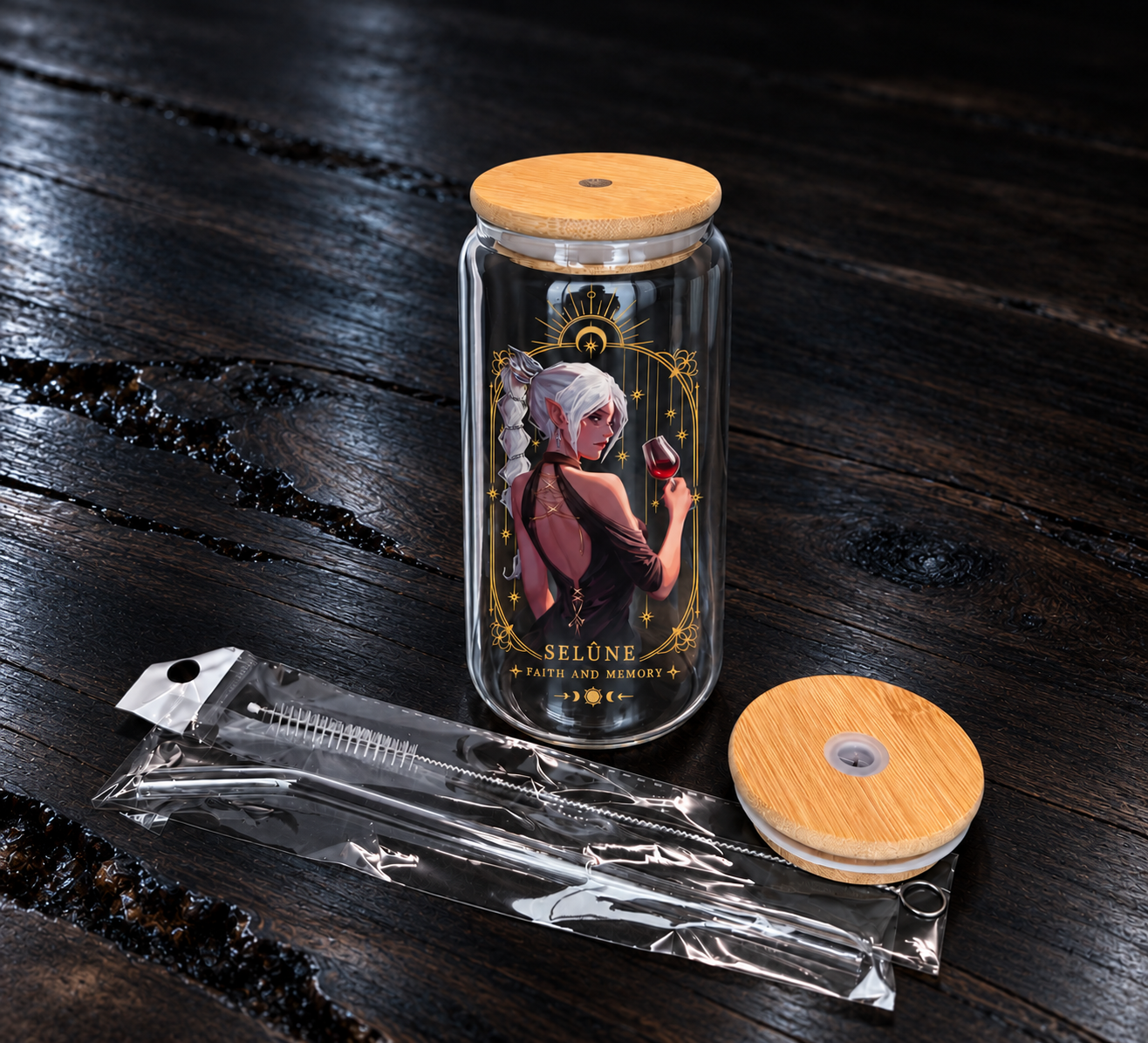 [Pre-Order] Selûne - Glass Can Tumbler