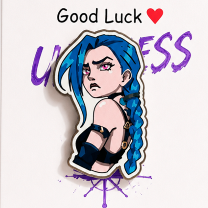 METAL Pin - Jinx