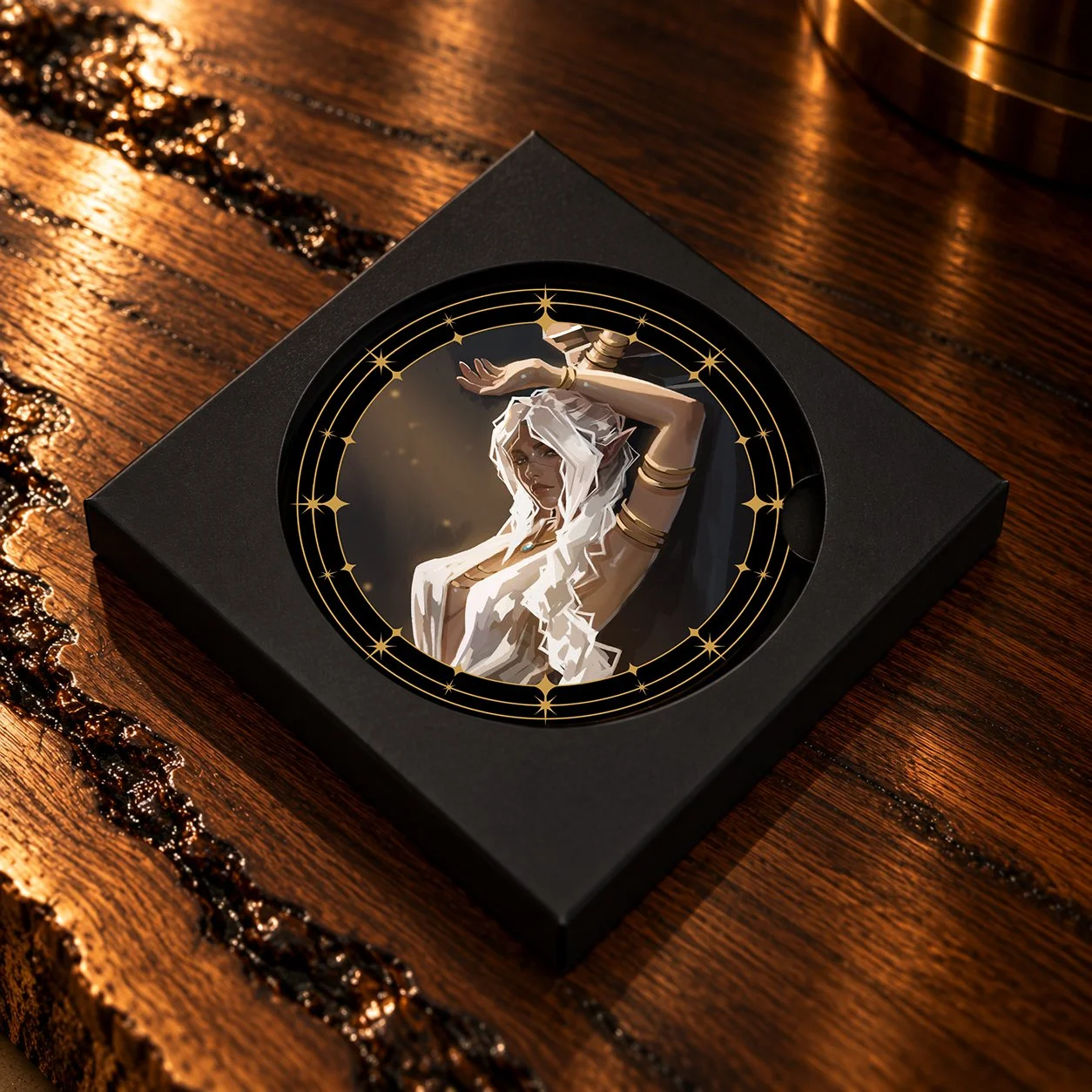 Shadowheart (Selune) — Art Coaster