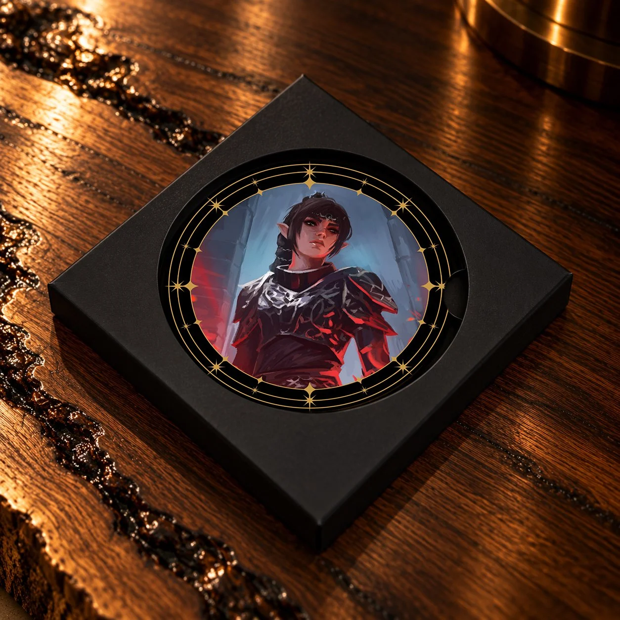 Shadowheart (Dark) — Art Coaster