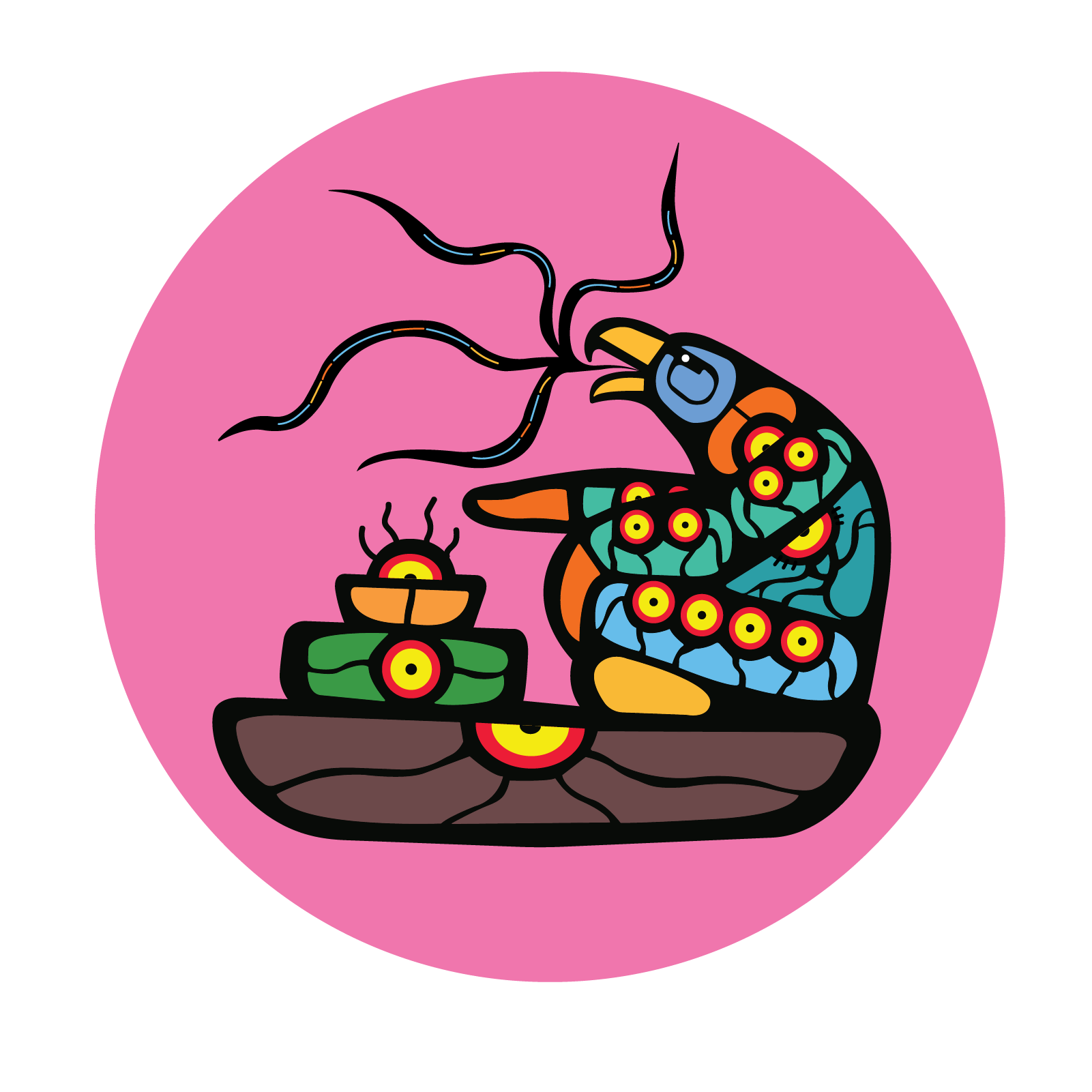 indigenous creative design logo branding eagle