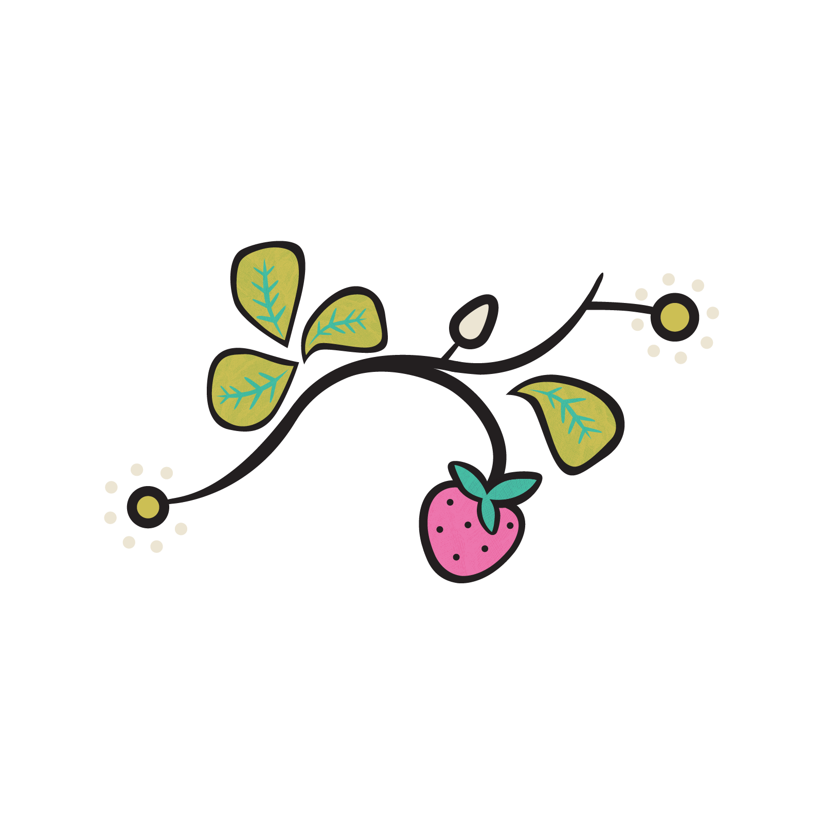 indigenous creative design strawberry