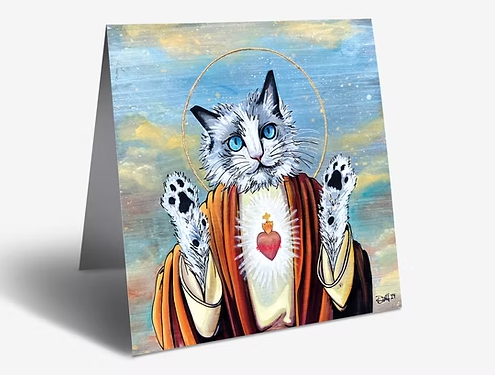 Jesus Cat Card