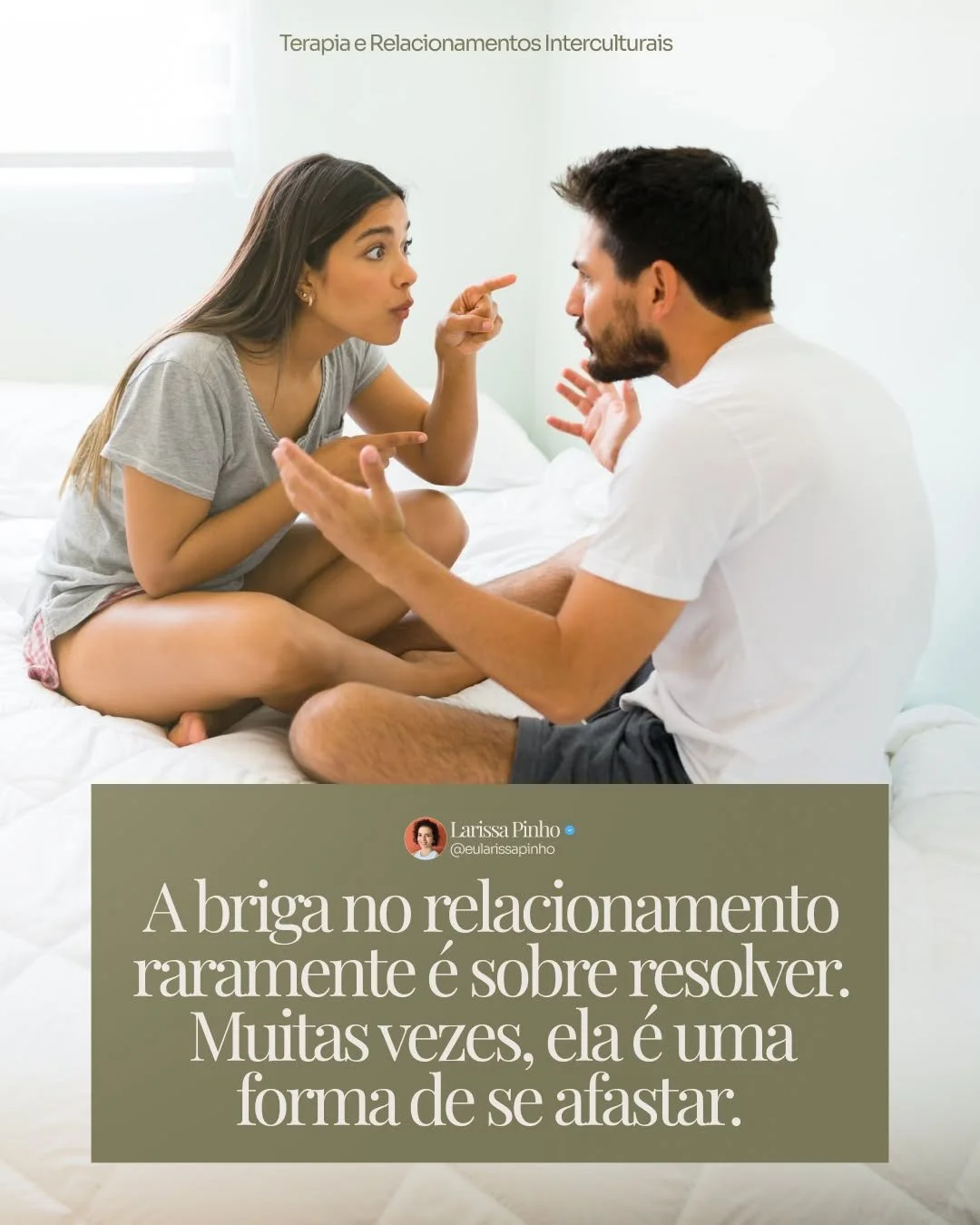Nem todo conflito aproxima.

Quando a forma de brigar machuca mais do que resolve, o afastamento come&ccedil;a a aparecer.

N&atilde;o &eacute; o problema em si, &eacute; como ele &eacute; conduzido.

Relacionamentos saud&aacute;veis n&atilde;o evita