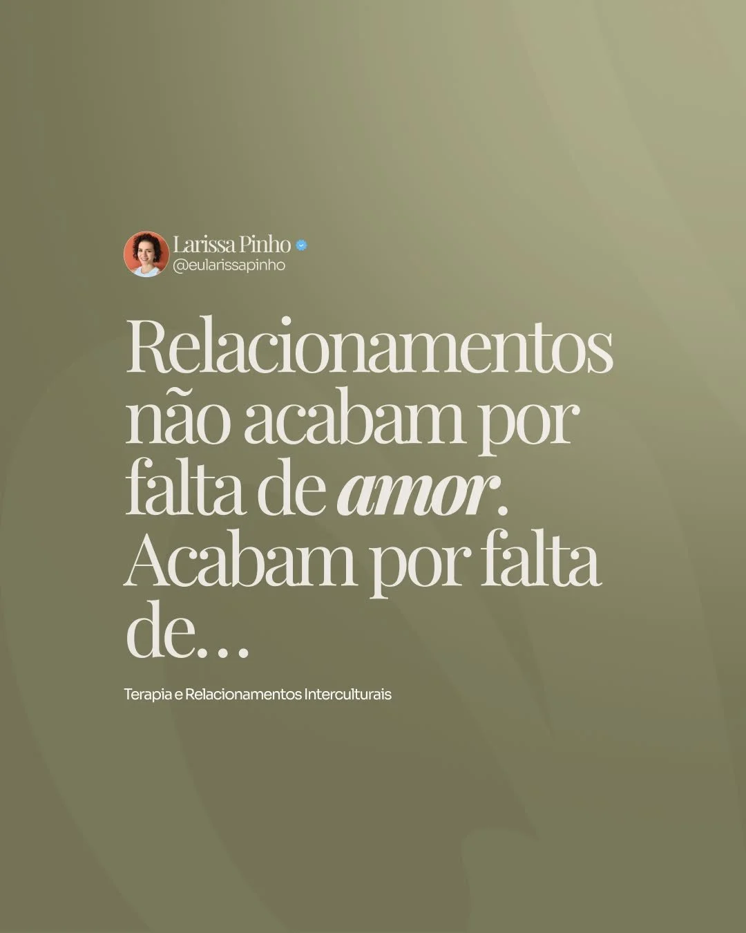 Muitos relacionamentos n&atilde;o terminam porque o amor acabou.

Terminham porque o casal perdeu a capacidade de negociar, revisar acordos e continuar construindo espa&ccedil;o emocional dentro da rela&ccedil;&atilde;o.

Principalmente na migra&cced