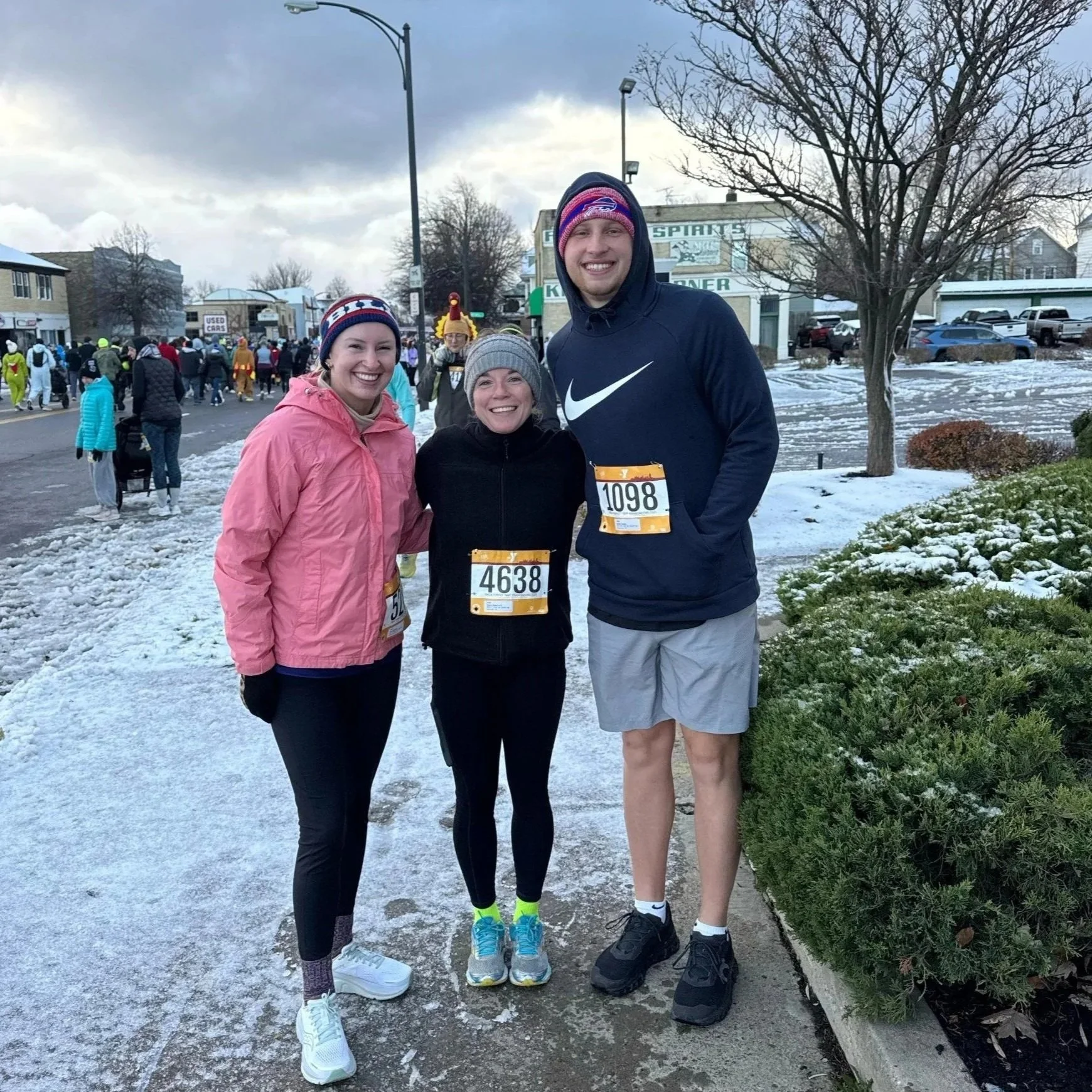 Thunderun geared up to run the Buffalo Turkey Trot!