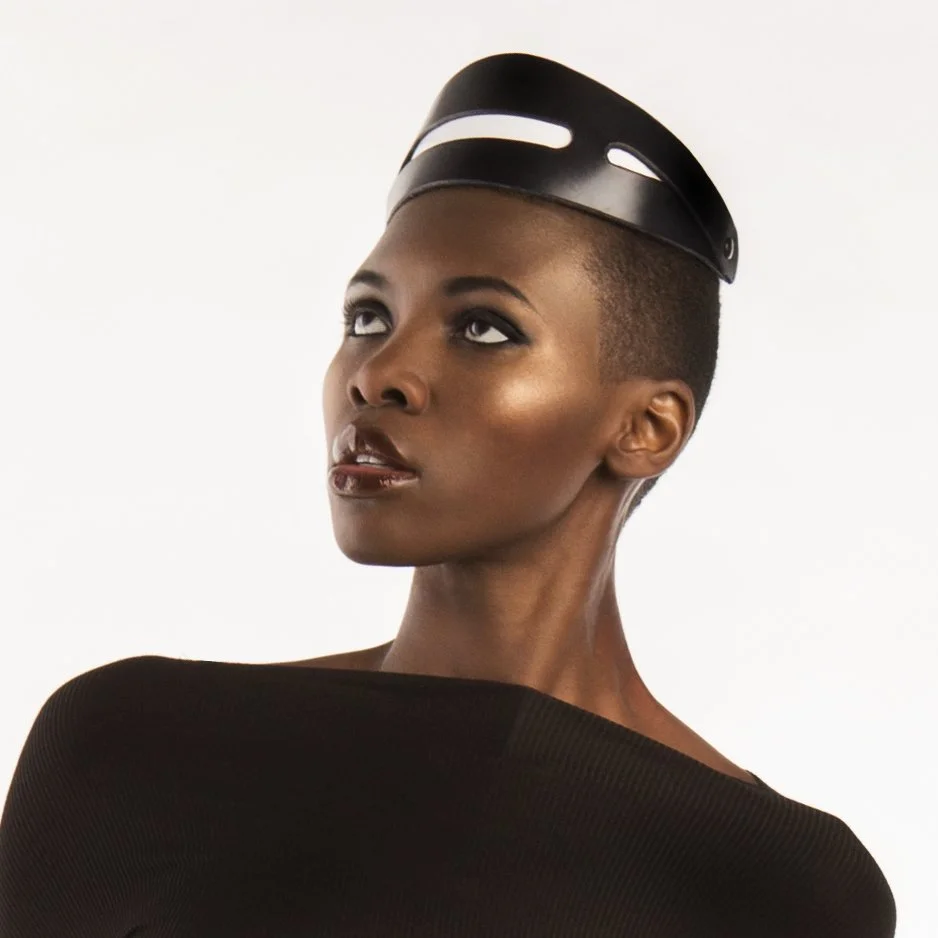 leather fashion accessories bespoke milinery