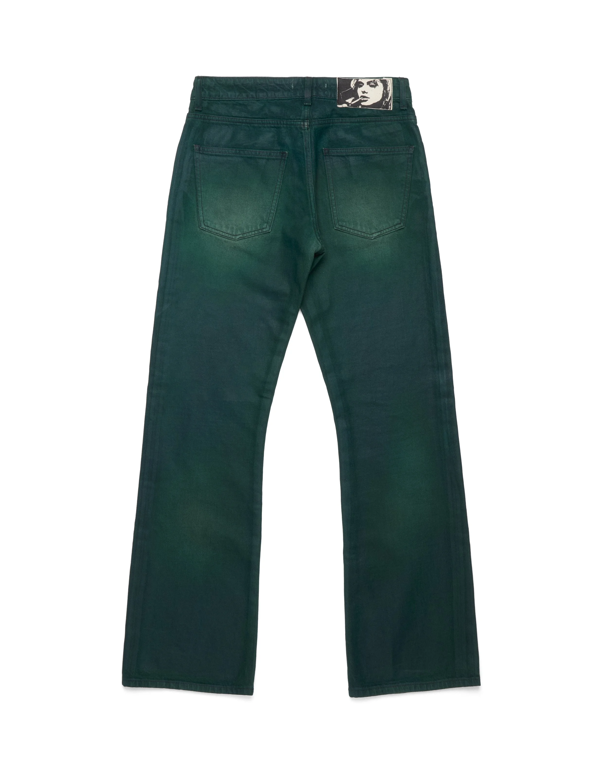 YANAKA – EMERALD INK COATED PANTS-BACK.jpg