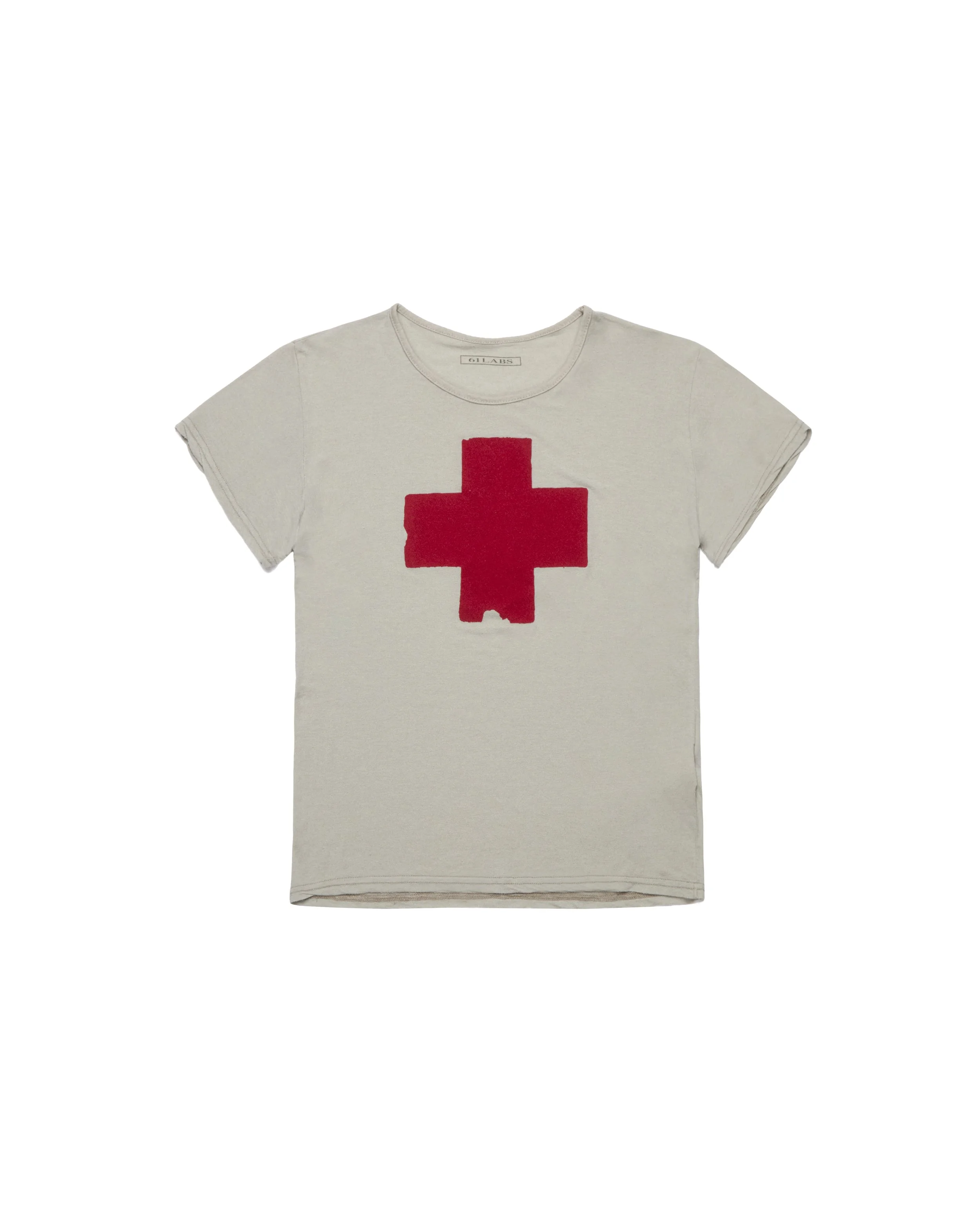 RED CROSS SILK TEE