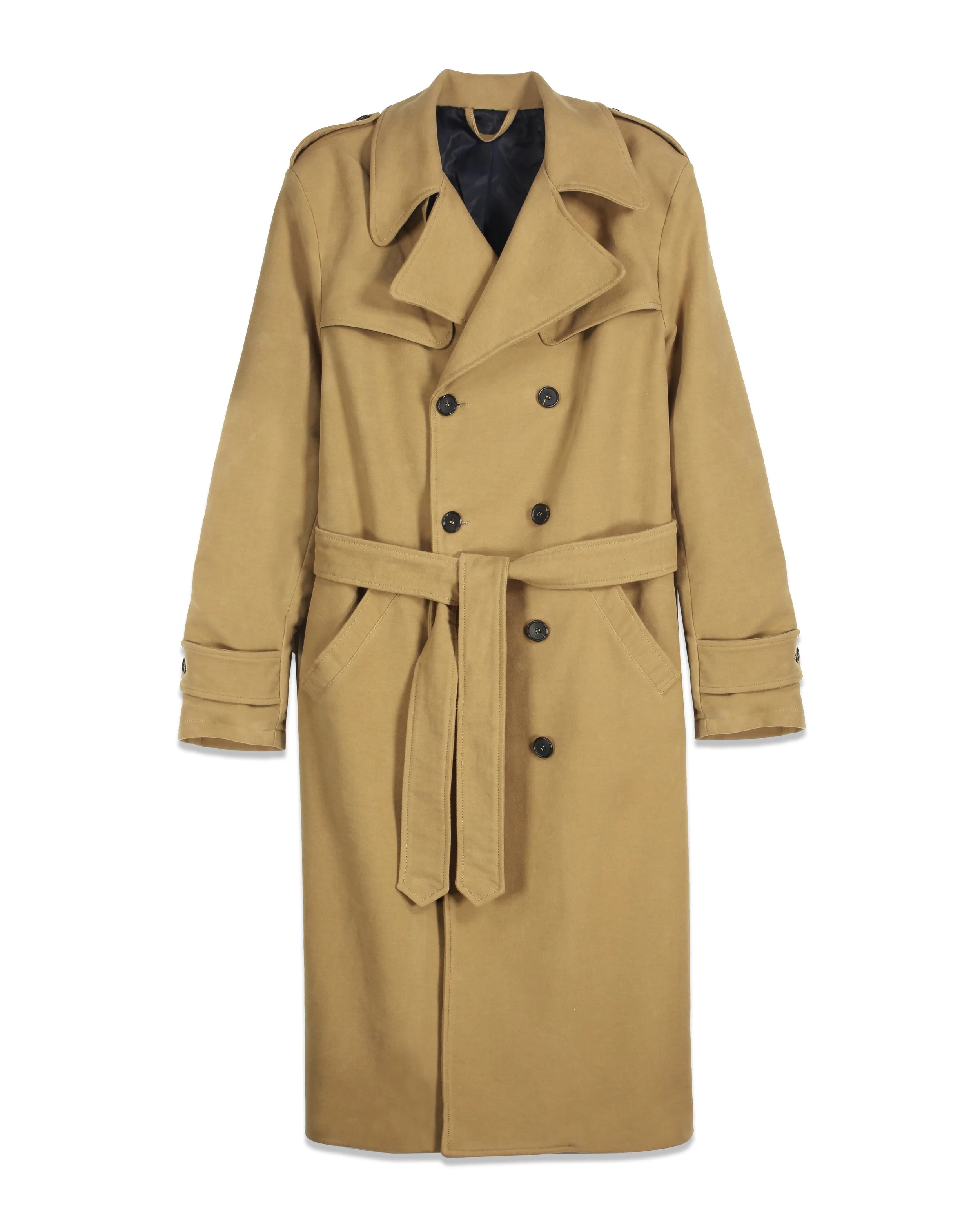 Utilitarian Trench Coat - Sand