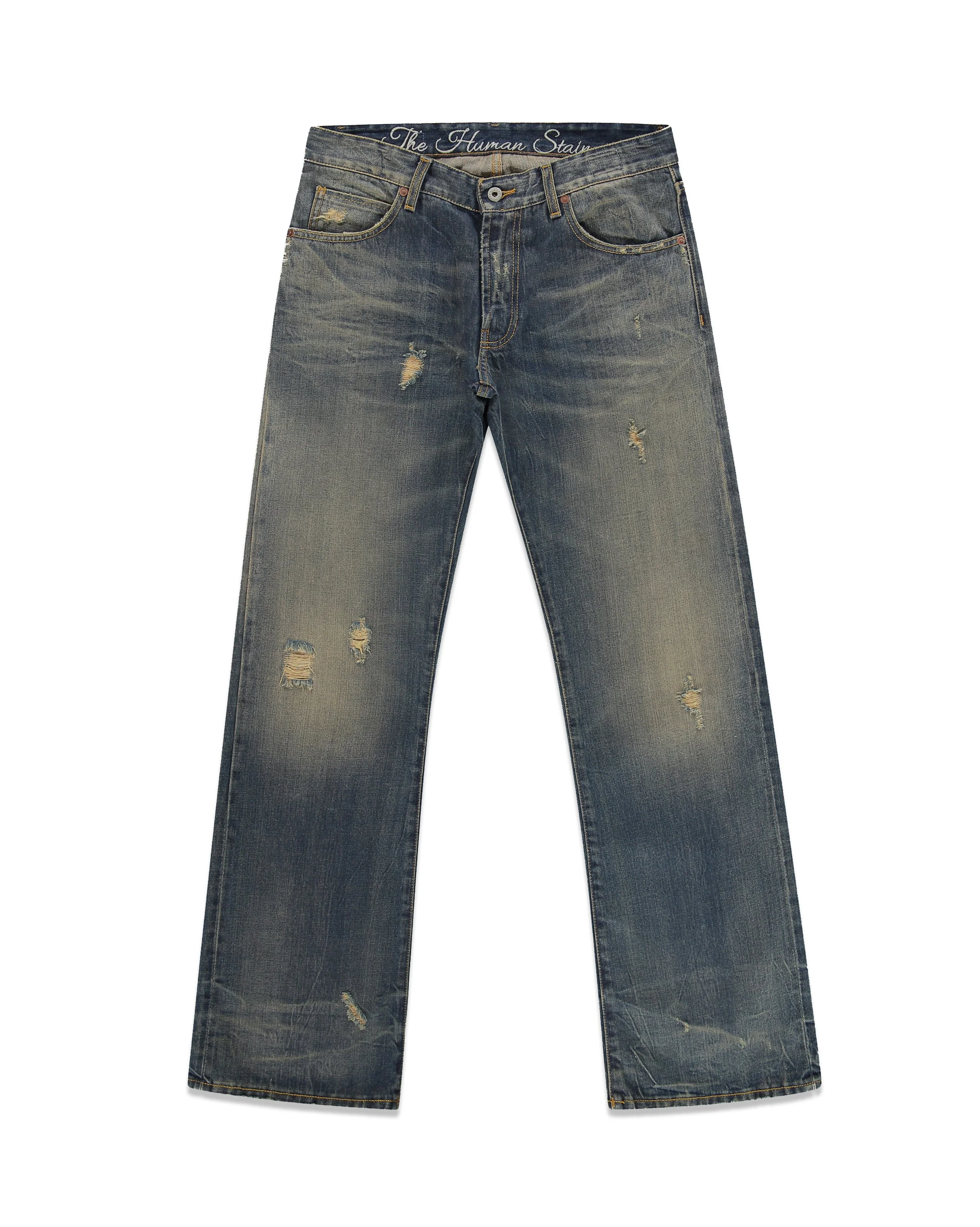 Yanaka - Dirt Wash Bootcut Jeans