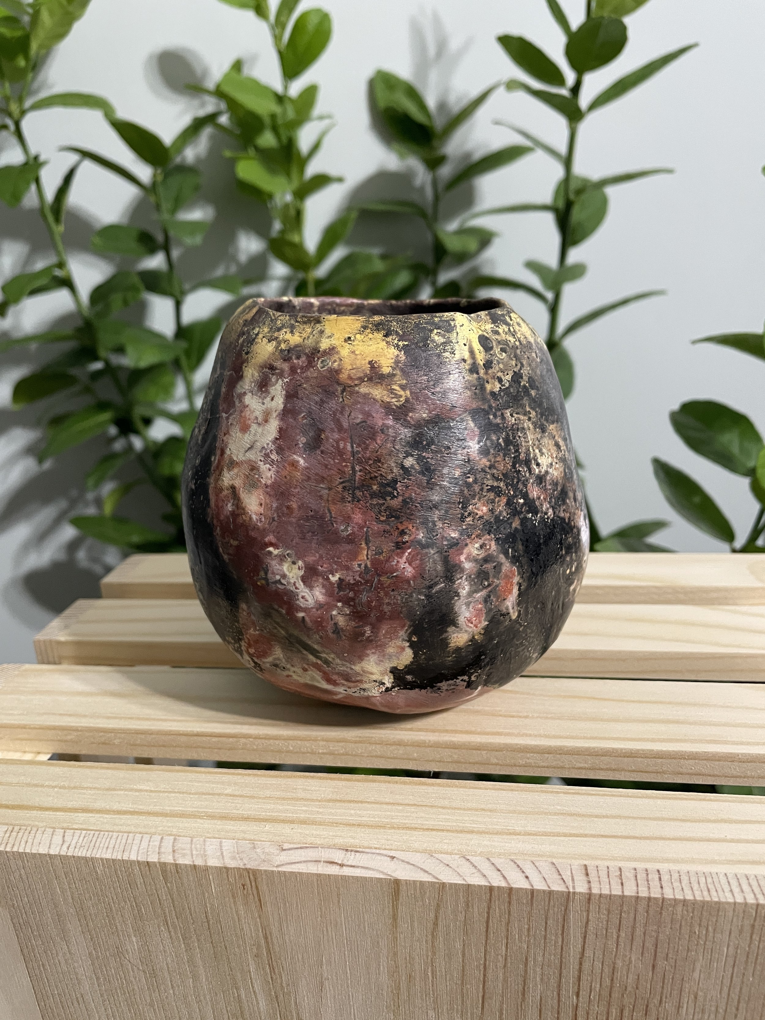 Saggar-fired Vase - Medium
