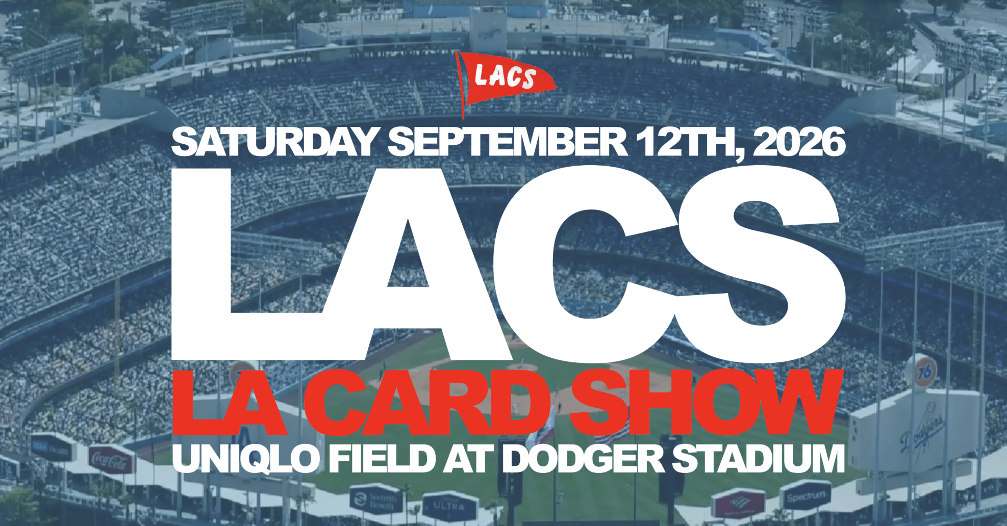 LA Card Show at Dodger Stadium logo