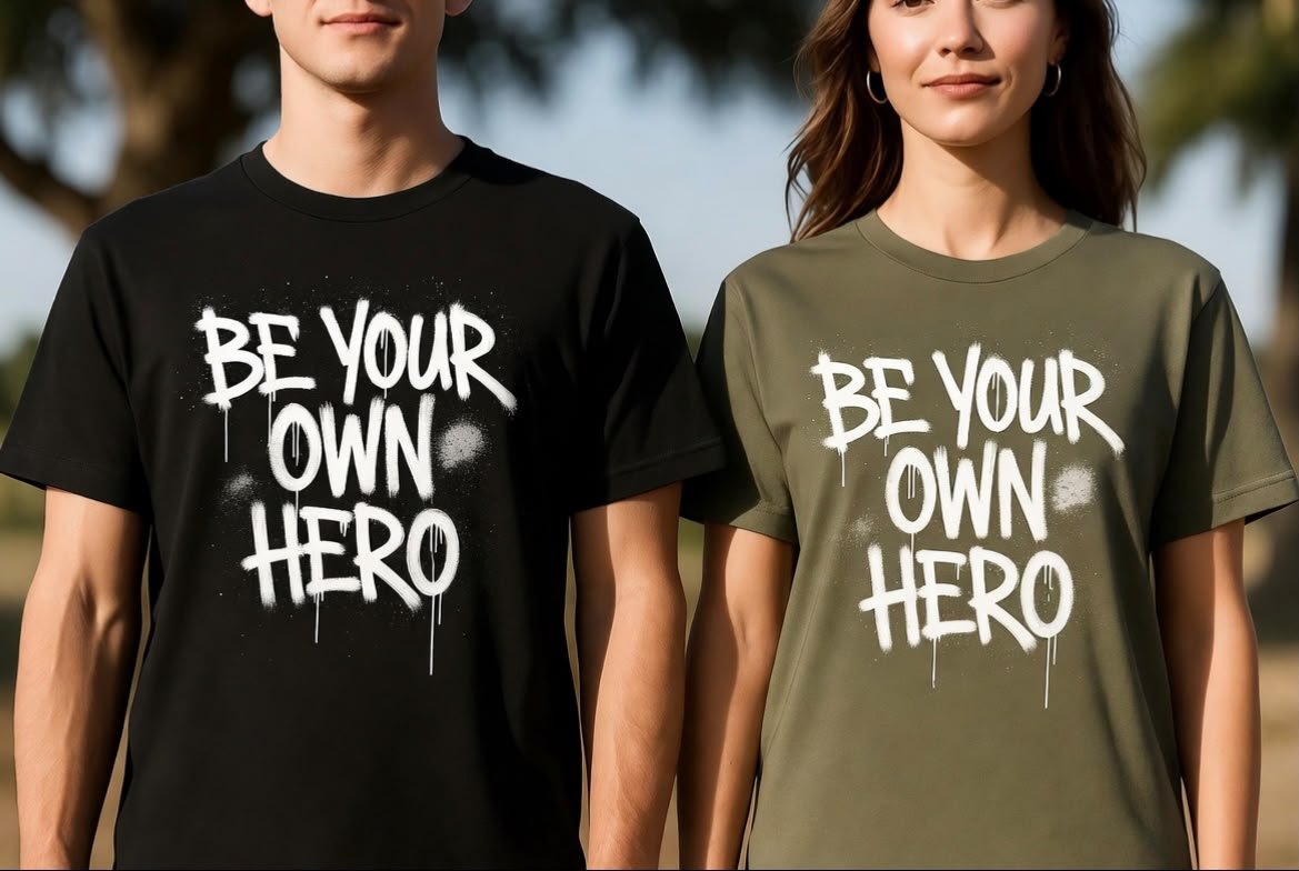 BE YOUR OWN HERO Tshirt
