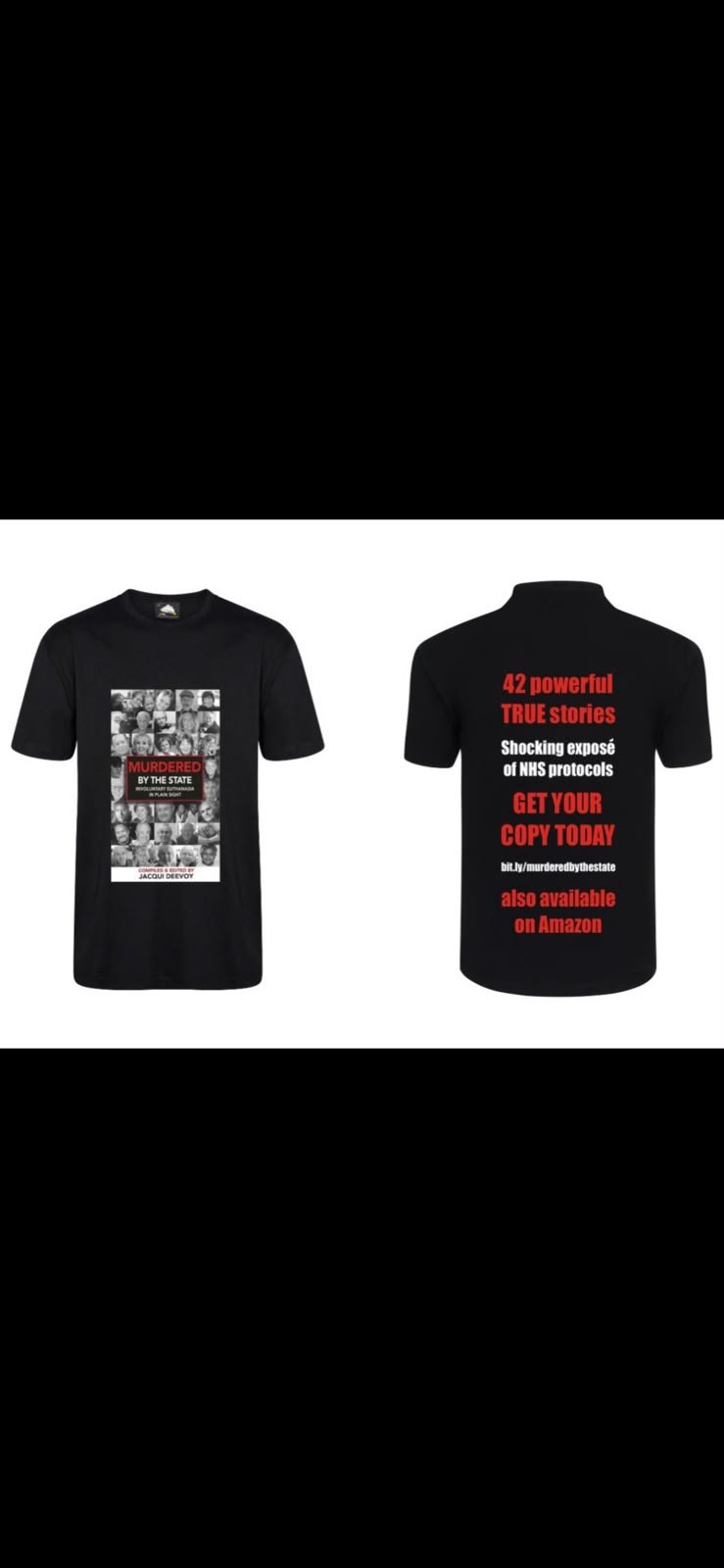 MURDERED BY THE STATE T-SHIRT