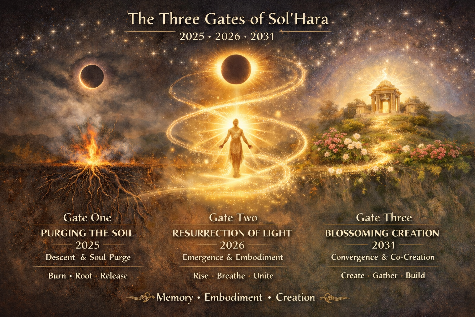 The New Earth: 3 Days of Darkness | 3 Gates of Sol’Hara