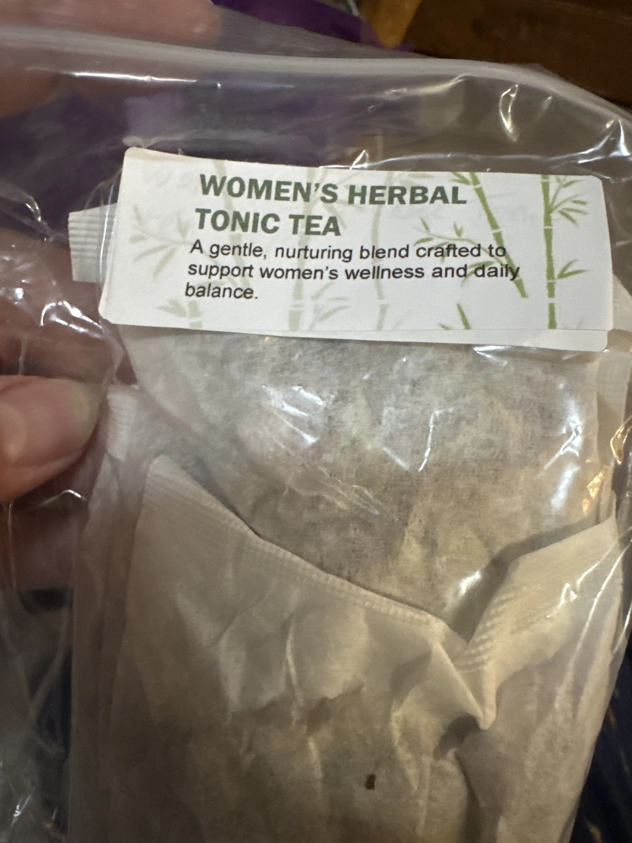 Women’s Hormone Herbal Tea pot size