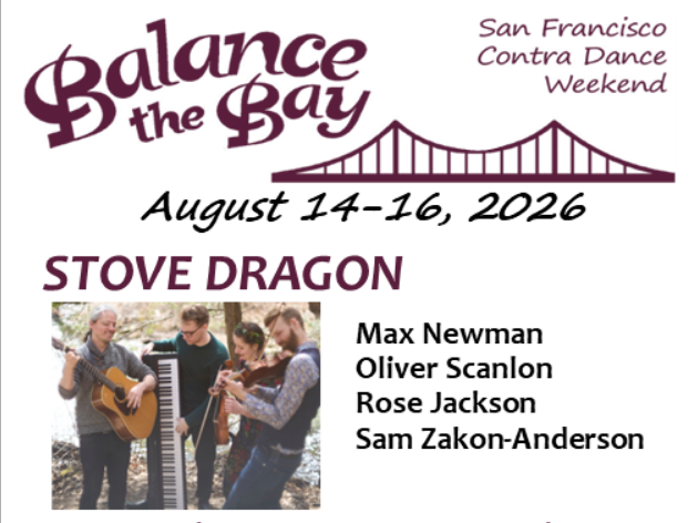 Balance the Bay Contradance Weekend with Stove Dragon