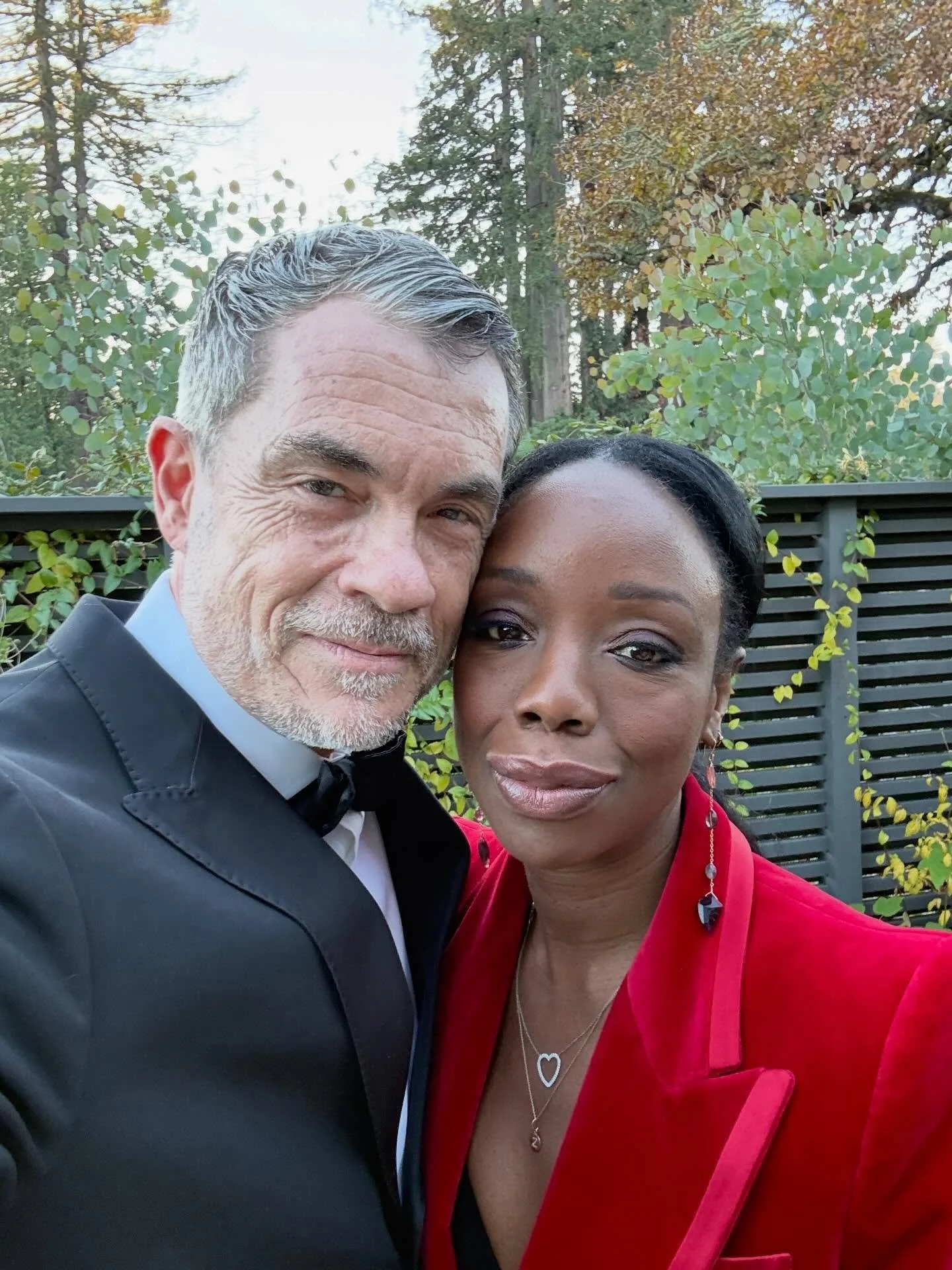 Suited and booted for trivia night and this year I&rsquo;m playing to win! Rocking my fab new @rockstellajewels earrings!  When I left Katherine&rsquo;s studio this morning, I thought I was &ldquo;borrowing&rdquo; them.  I don&rsquo;t think she&rsquo